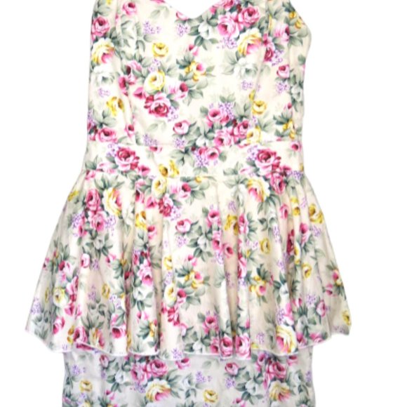 PAPRIKA - peplum - semi backless dress - size 6 - nwt - Picture 9 of 9